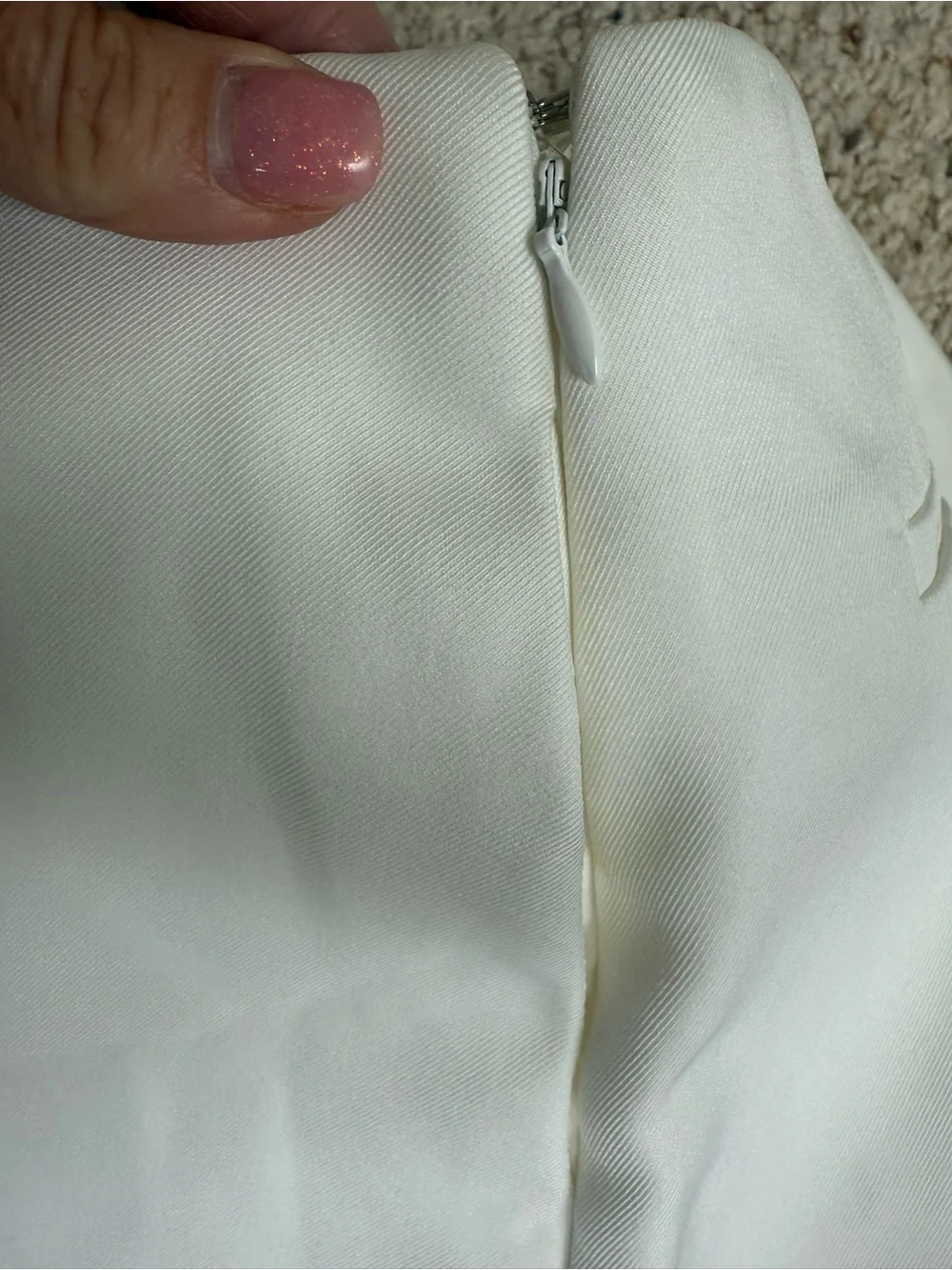 Peppermayo Mirna Micro Skort Cream Low Rise Mini Skirt Y2K Minimalist Size XS